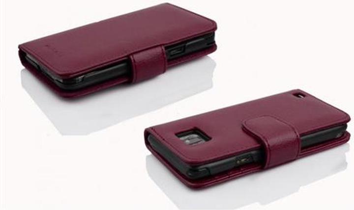 Produktbild Cadorabo Book mit 3 Kartenfächer Cover (Samsung Galaxy S2, Samsung Galaxy S2 Plus)