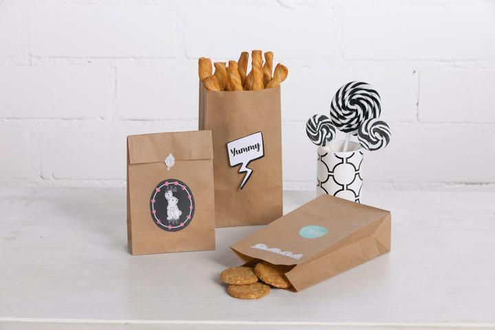 Image du produit Folia Sachets avec fond Nature (Pochette cadeau, 15 x)