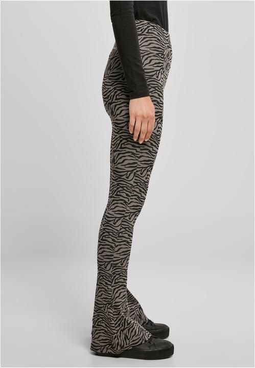 Produktbild Urban Classics Ladies High Waist Zebra Boot Cut Leggings - 14105 (XL)