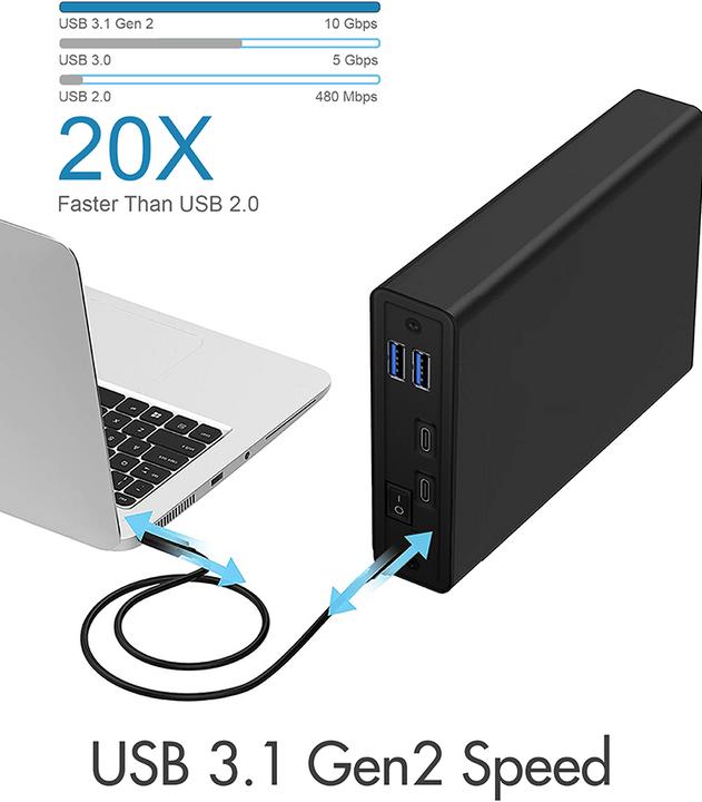 Actual product image Icy Box IB-382H-C31 (3.5", 2.5")