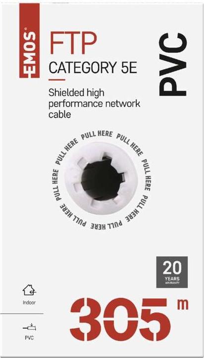 Actual product image Emos Data cable FTP 5E, 305m (CAT5e, 305 m)