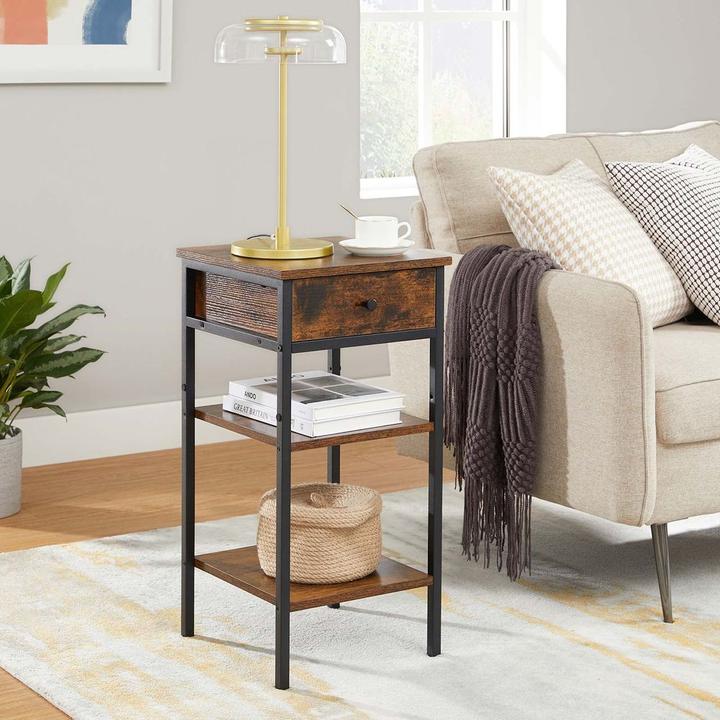 Actual product image Vasagle Bedside table (35 x 70 x 35 cm)