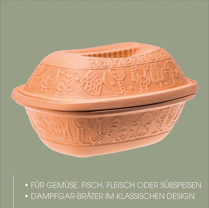 Produktbild Römertopf Mittlerer Bräter Klassik 4Pers (Bräter + Schmortopf, Keramik)
