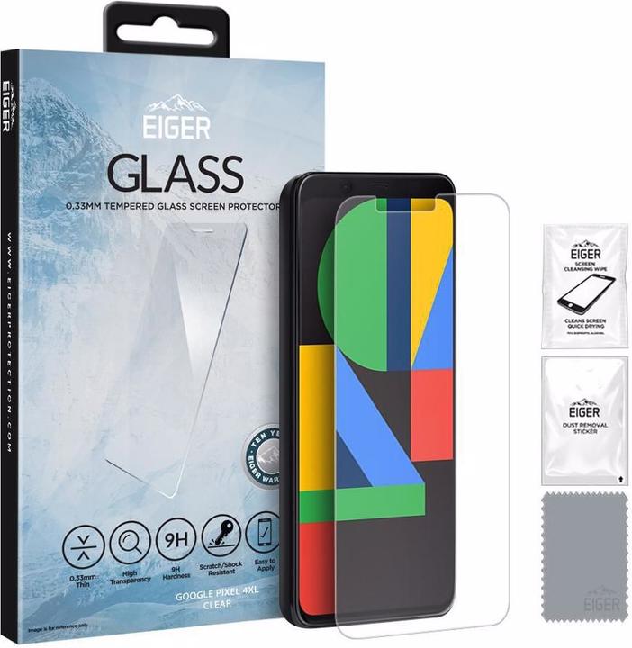 Actual product image Eiger Mountain Glass Clear (1 Piece, Google Pixel 4 XL)