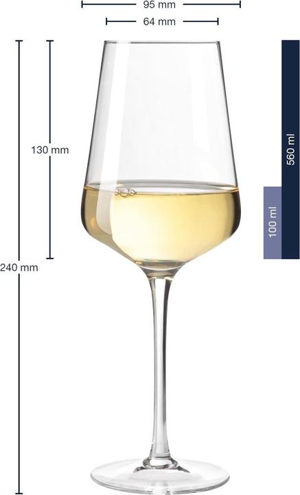 Productafbeelding Leonardo Puccini (10 cl, 6 Bril, Witte wijnglazen)