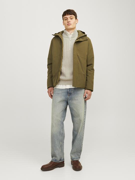 Immagine prodotto Jack & Jones Zip a quarto di dollaro monocolore Zip a quarto di dollaro (XXL)