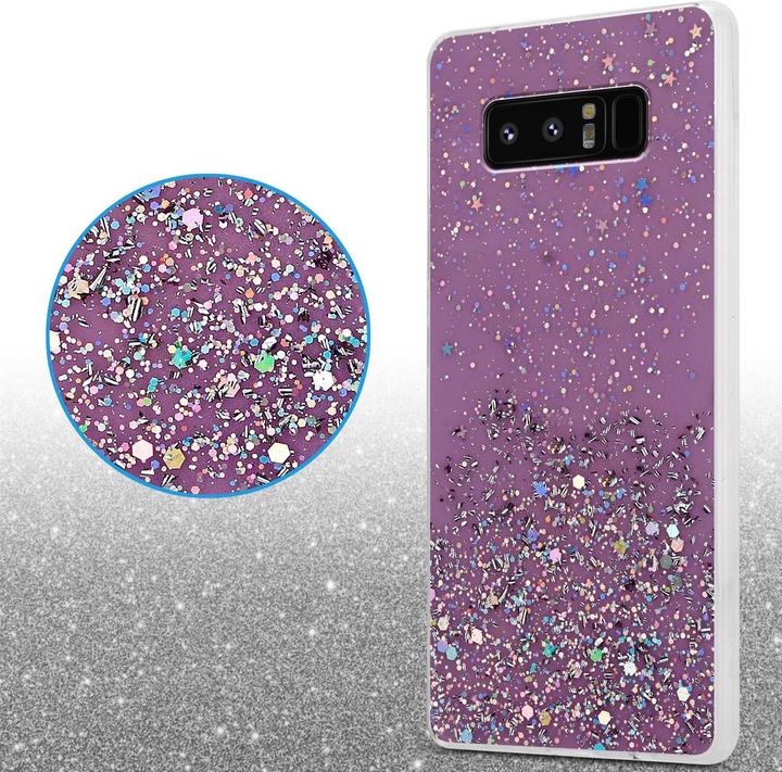 Actual product image Cadorabo TPU cover sparkling glitter (Samsung Galaxy Note 8)