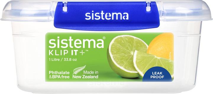 Actual product image Sistema KLIP IT PLUS freshness box 1 l blue (1 l)