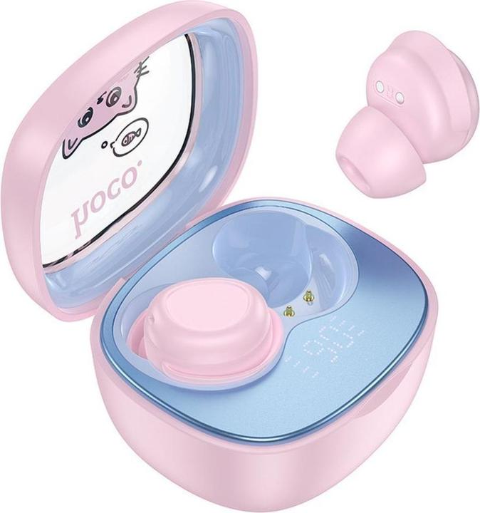 Productafbeelding Hoco Wireless headphones wireless earphones bluetooth TWS for kids EW111 pink