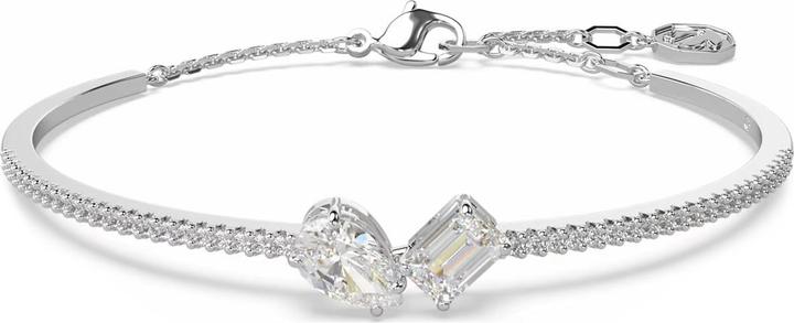 Swarovski Mesmera Armreif Verschiedene Schliffe Weiss (17.30 cm, Swarovski Metall)