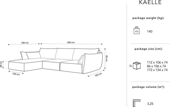 Image du produit Micadoni Kaelle (Canapé d'angle)