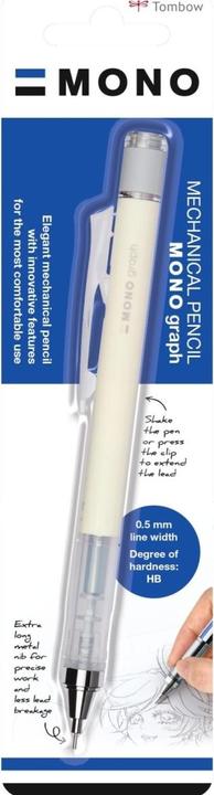 Tombow Mechanical pencil "MONO graph" pastel, cream yellow (0.50 mm, 1 x)