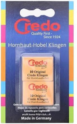 Credo Ersatzklingen Hornhauthobel (10 x)