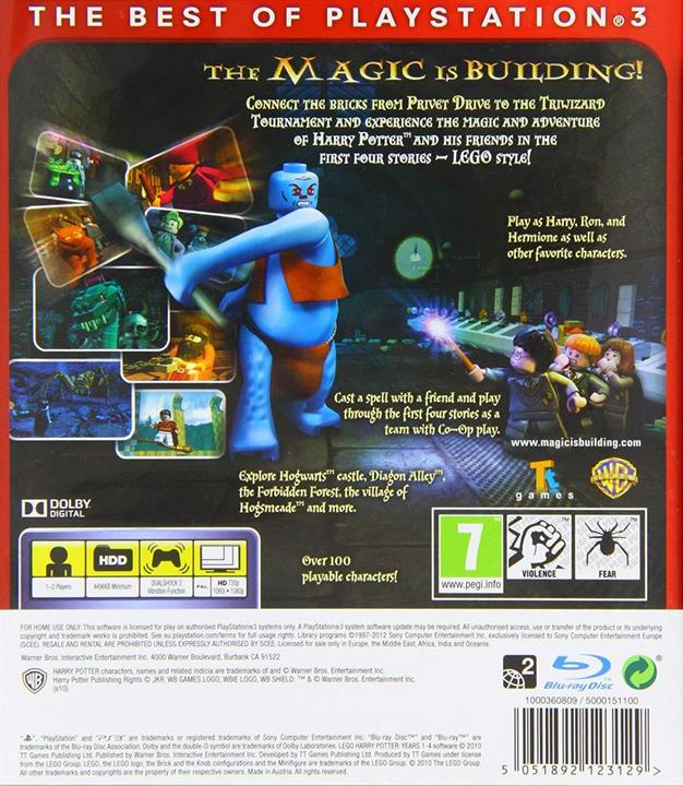 Actual product image WB Lego Harry Potter Years 1-4 -E- (PS3, EN)