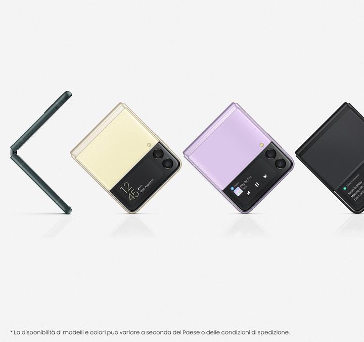 Productafbeelding Samsung Galaxy Z Flip3 5G EU (256 GB, Crème, 6.70", SIM + eSIM, 12 Mpx, 5G)