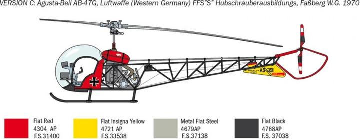 Produktbild 1:48 OH-13 Scout Helikopter Korea Krieg