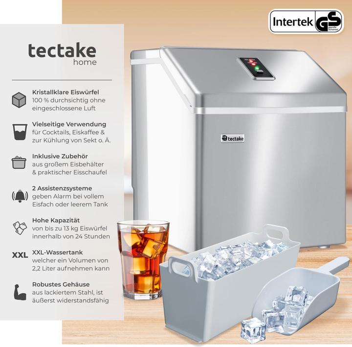 Actual product image tectake Ice cube machine (CH plug)