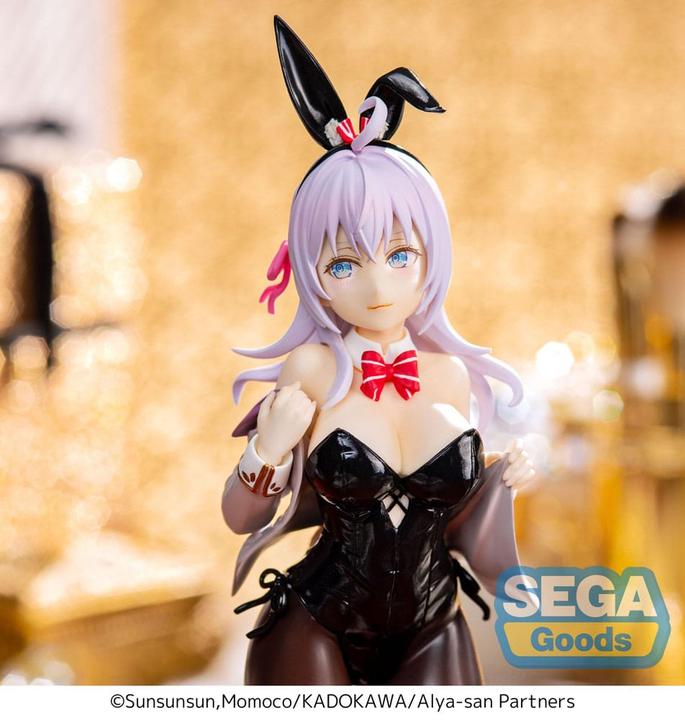 Actual product image Sega Alya Sometimes Hides Her Feelings in Russian Luminasta PVC Statue Alya Bunny Ver. 20 cm