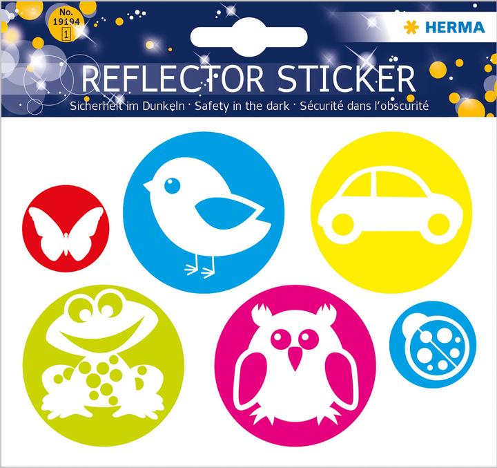 Actual product image Herma Reflector stickers
