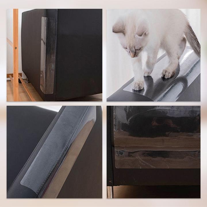 Produktbild Hermex Kratzschutz Kratz-Stop Anti-Kratz Folie Katzen Möbelschoner Wandschutz (Katze)