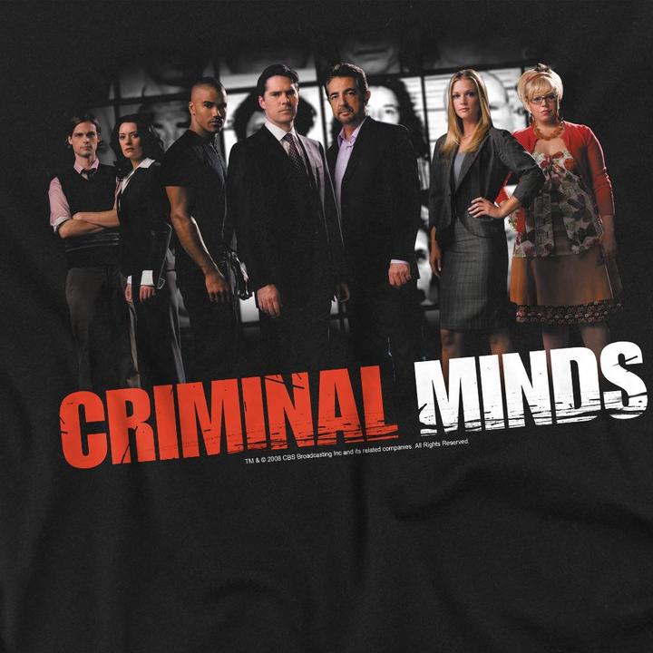 Actual product image Criminal Minds Unisex Adult The Brain Trust T-Shirt (XXL)