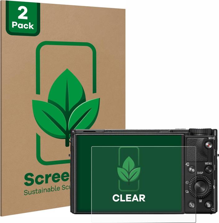 Immagine prodotto ScreenLeaf Pellicola protettiva sostenibile Pellicola protettiva dello schermo chiara trasparente (Pellicola protettiva, Cyber-Shot DSC-RX100 VII)