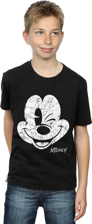 Produktbild Disney Mickey Mouse Distressed Face TShirt Jungen (140, 146)