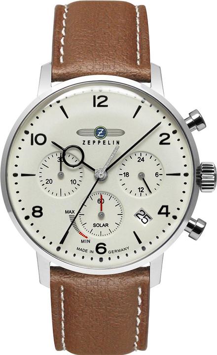 Zeppelin Hindenburg Solar 80865n (Chronograph, Analoguhr, 41 mm)