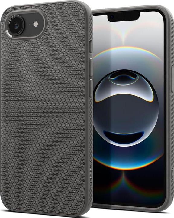 Actual product image Spigen Liquid Air iPhone 16e Case Marble Gray (Apple iPhone 16e)