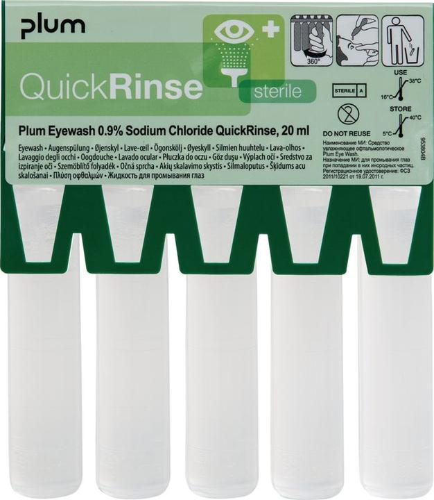 Produktbild Plum Augenspüllösung QuickRinse Sterile (Erste Hilfe Set Zubehör)