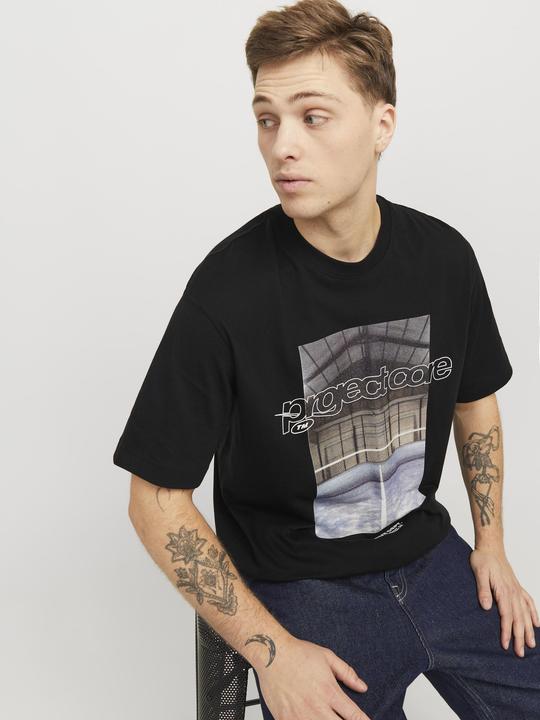 Produktbild Jack & Jones Gedruckt Rundhalsausschnitt T-shirt T-shirt (XXL)