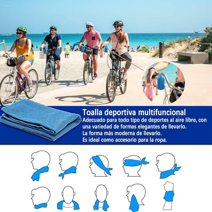 Produktbild Swissdetector Schnelltrocknendes Sporthandtuch - Silikon-Aufbewahrungsbox - Violett (90 x 30 cm)