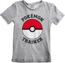 Image du produit Heroes Inc Nintendo - T-shirt Enfant Gris chiné Pokémon Entraîneur - 9-11 ans (9, 10, 11)