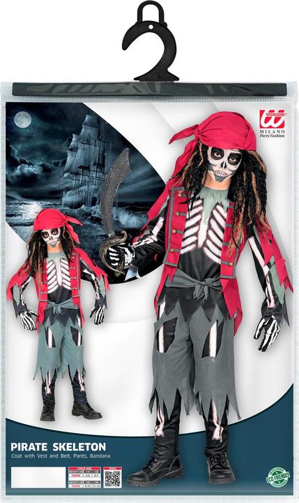 Actual product image Widmann Skeleton pirate (116)