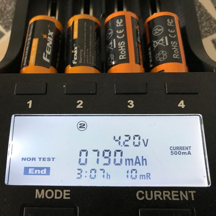 Actual product image Fenix Battery CR123 A