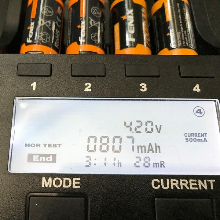 Actual product image Fenix Battery CR123 A