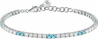 Produktbild Morellato Tennis Silver Bracelet With Zircons Tesori Saiw228