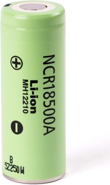 Actual product image Panasonic Battery NCR18500A (1 pcs., 18500, 2040 mAh)