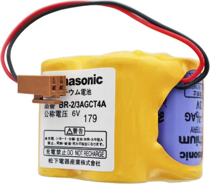 Immagine prodotto Panasonic Batteria CNC BR-2/3AGCT4A, Fanuc A98L-0031-0025, BR-2/3AG (1 pz., 2400 mAh)