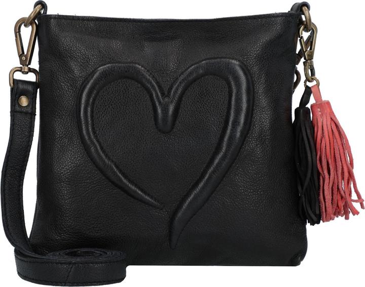 Taschendieb Herzweg Umhängetasche Leder 24 cm