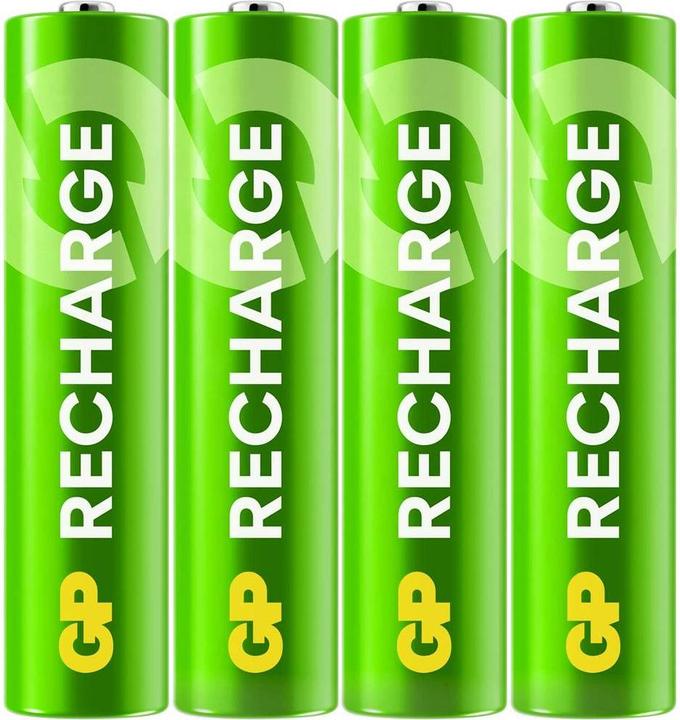 Produktbild GP Batteries GP Recharge Micro (AAA)-Akku NiMH 800 mAh 1.2 V 4 St. (4 Stk., AA, 800 mAh)
