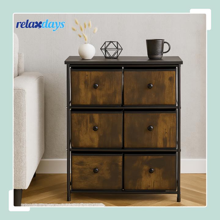 Produktbild Relaxdays Kommode (60 x 32 x 73 cm)