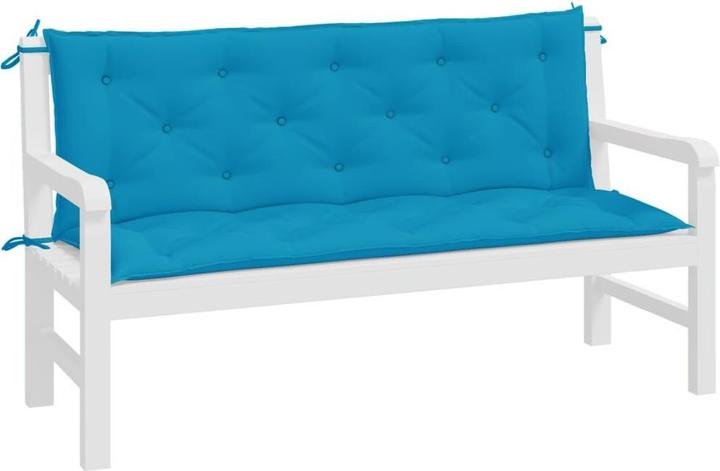 Actual product image VidaXL Garden bench cushions 2 pcs. O x ford fabric (150 x 50 x 7 cm)