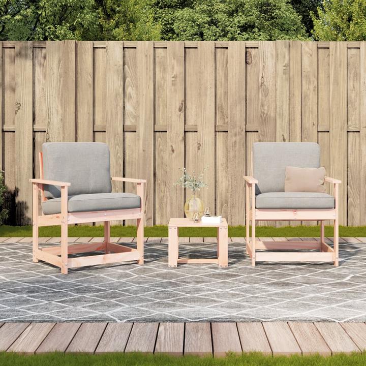 Productafbeelding VidaXL 3-delige tuin loungeset Douglas spar