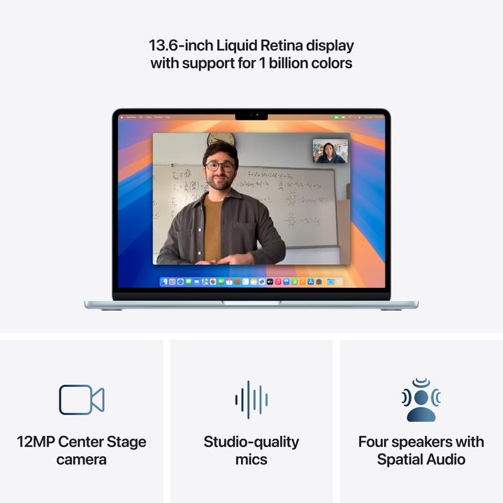 Produktbild Apple MacBook Air – 2025 (13.60", M4, 24 GB, 256 GB, DE)