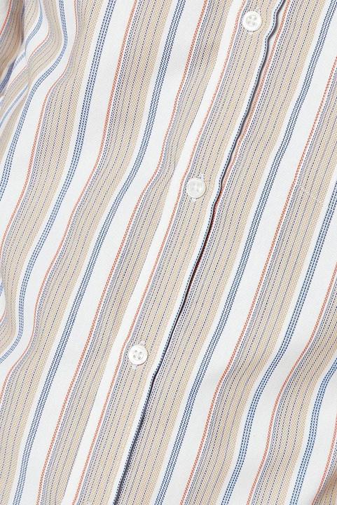 Actual product image Universal Textiles Mens Stripe Oxford Short-Sleeved Shirt (M)