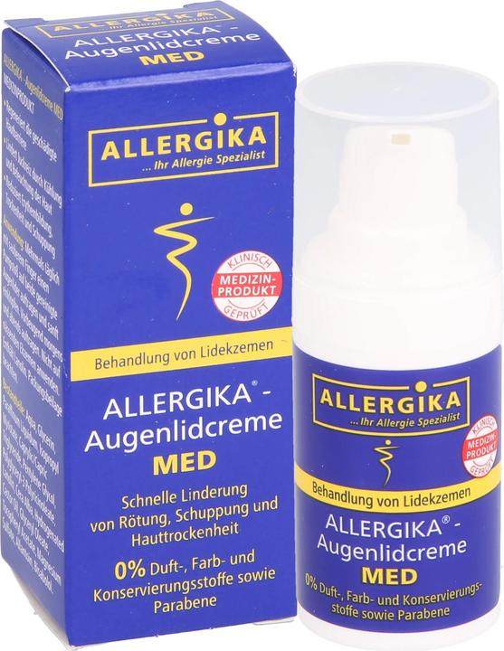 Produktbild Allergika Augenlidcreme Med (Crème, 15 ml, Tag + Nacht)