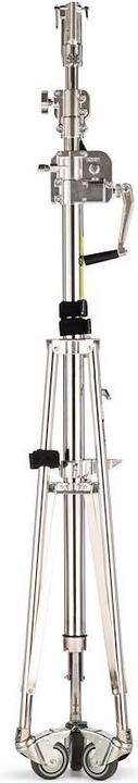 Produktbild Avenger 3-Section High Wind-Up Stativ, kurze Basis, mit Bremsrollen (296 cm, 30 kg)
