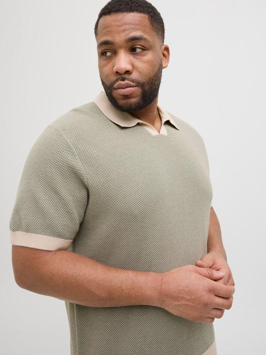 Actual product image Jack & Jones Plus Size Poloshirt Poloshirt (4XL)