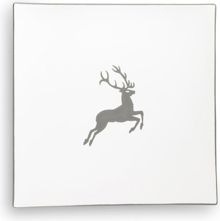 Produktbild Gmundner Keramik Grauer Hirsch, Platzteller Trend (31x31cm)